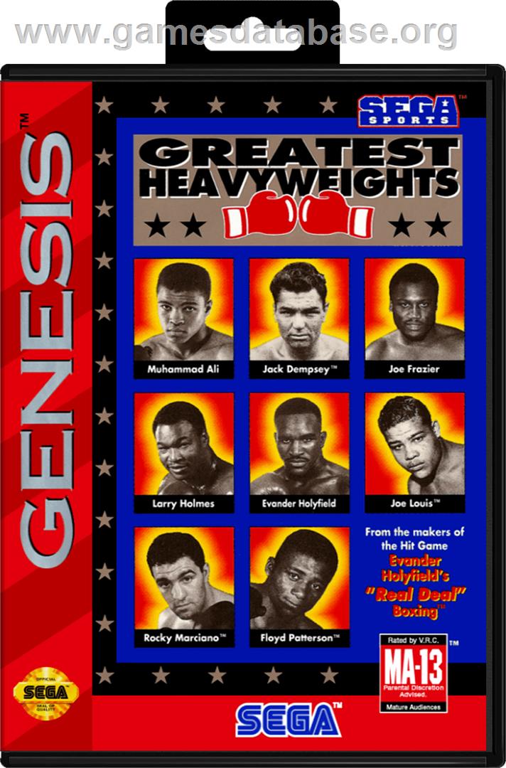 Greatest Heavyweights - Sega Genesis - Artwork - Box