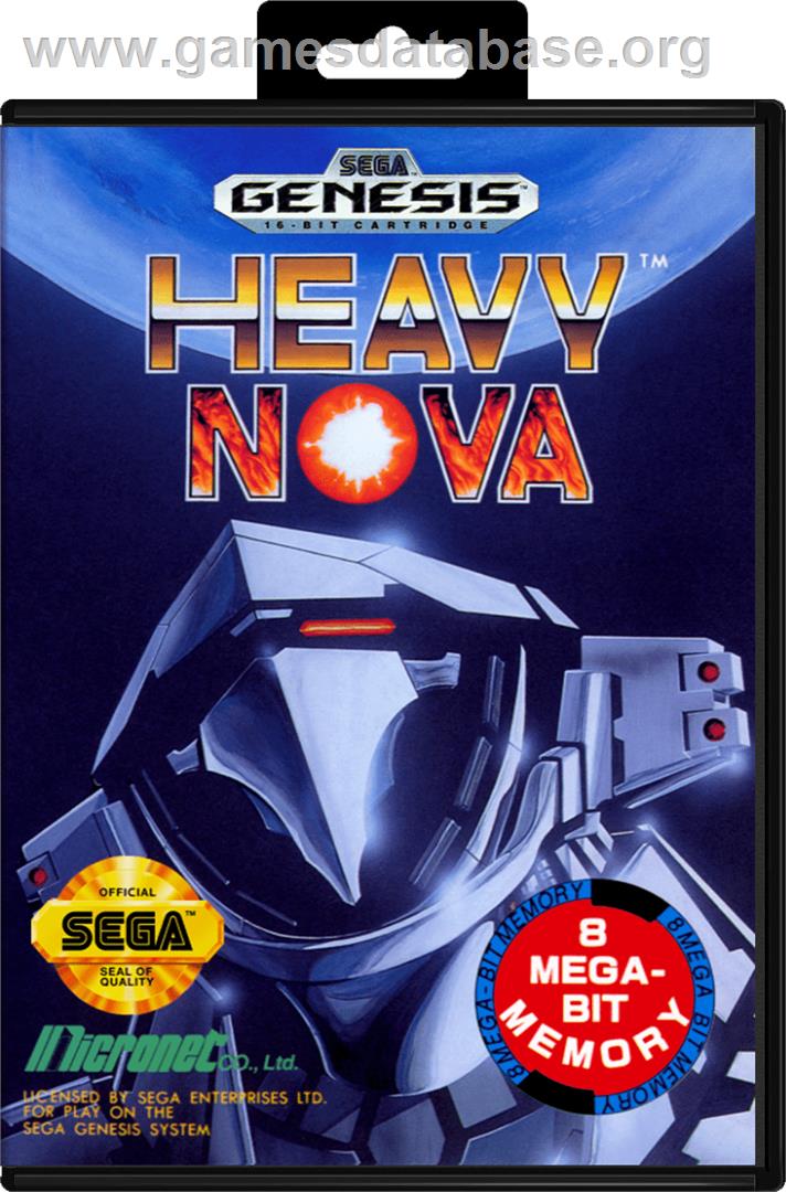 Heavy Nova - Sega Genesis - Artwork - Box