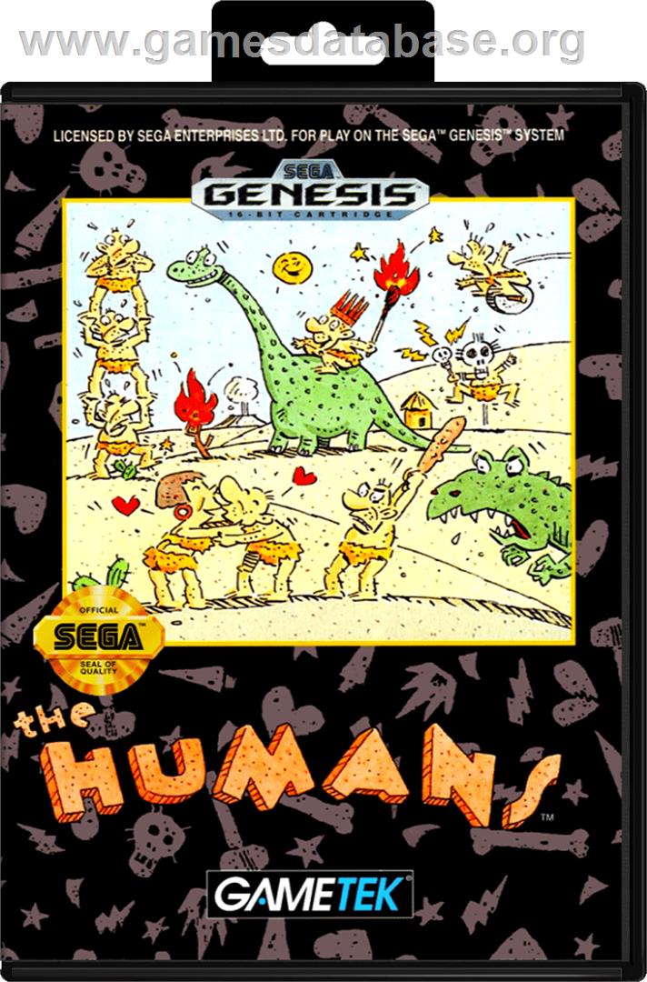 Humans, The - Sega Genesis - Artwork - Box