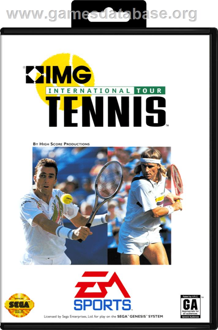IMG International Tour Tennis - Sega Genesis - Artwork - Box