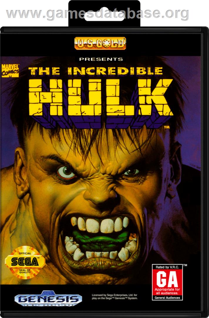 Incredible Hulk, The - Sega Genesis - Artwork - Box