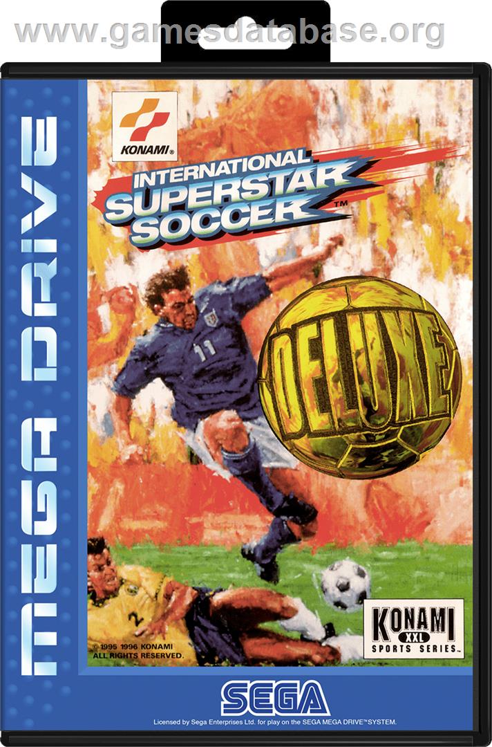 International Superstar Soccer Deluxe - Sega Genesis - Artwork - Box