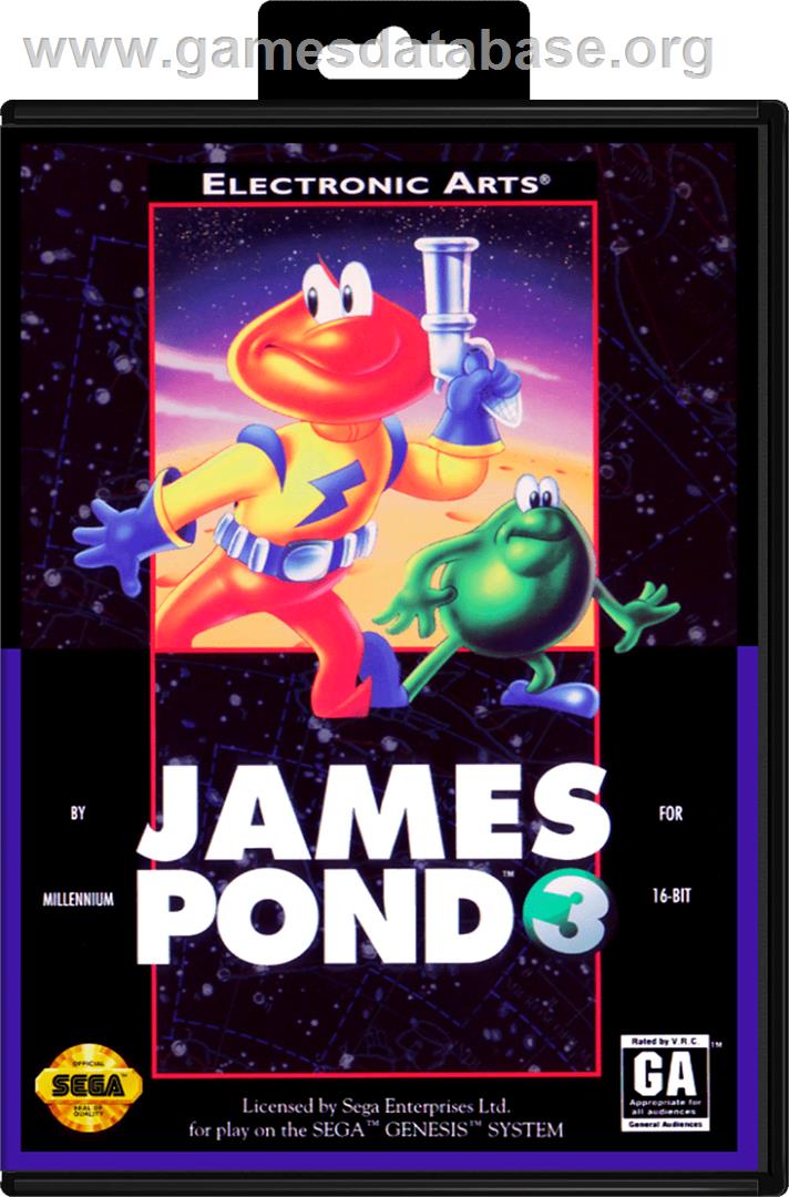 James Pond 3: Operation Starfish - Sega Genesis - Artwork - Box