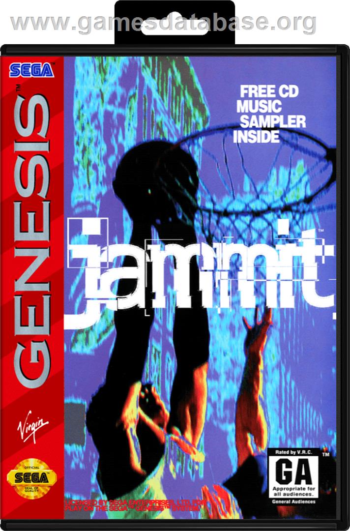 Jammit - Sega Genesis - Artwork - Box