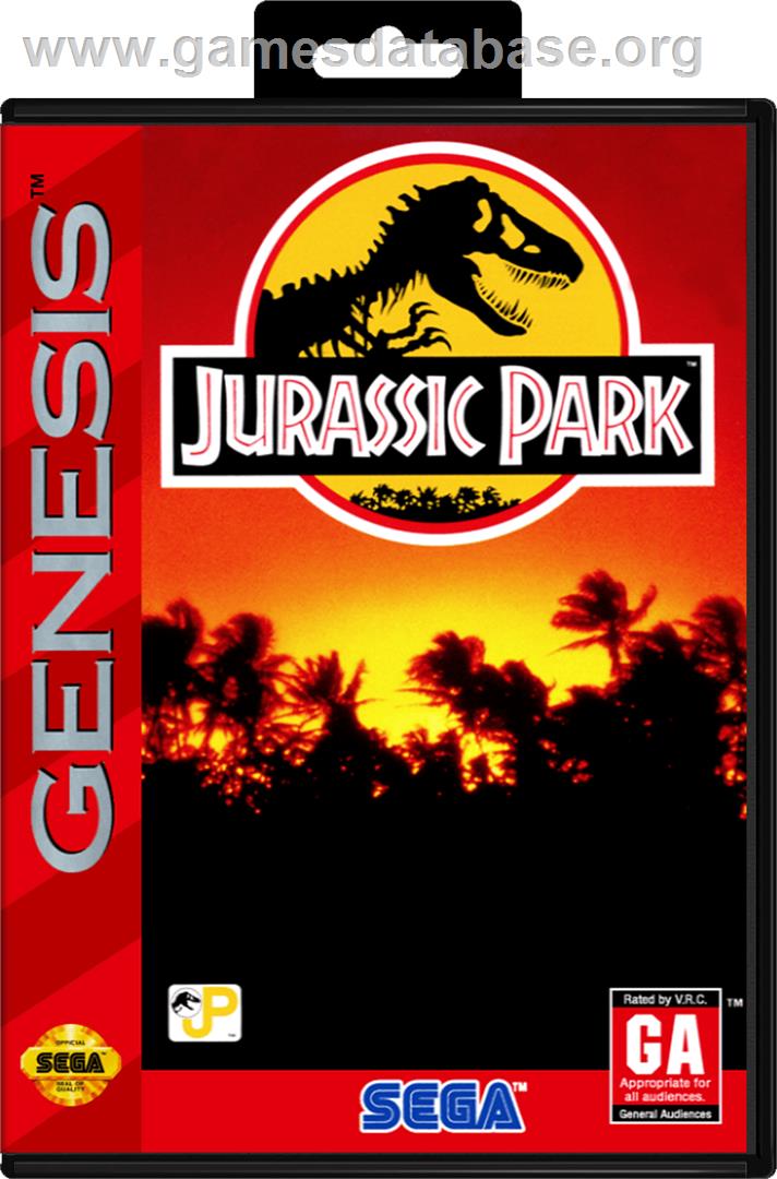 Jurassic Park - Sega Genesis - Artwork - Box