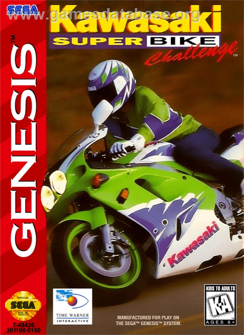 Kawasaki Superbike Challenge - Sega Genesis - Artwork - Box