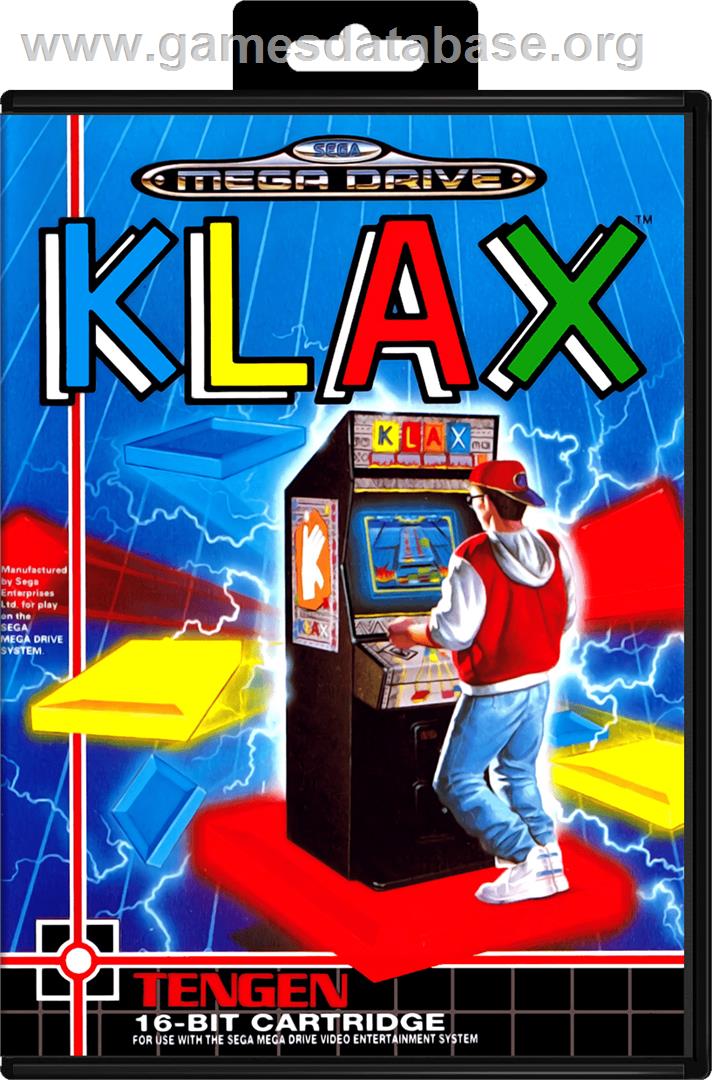 Klax - Sega Genesis - Artwork - Box