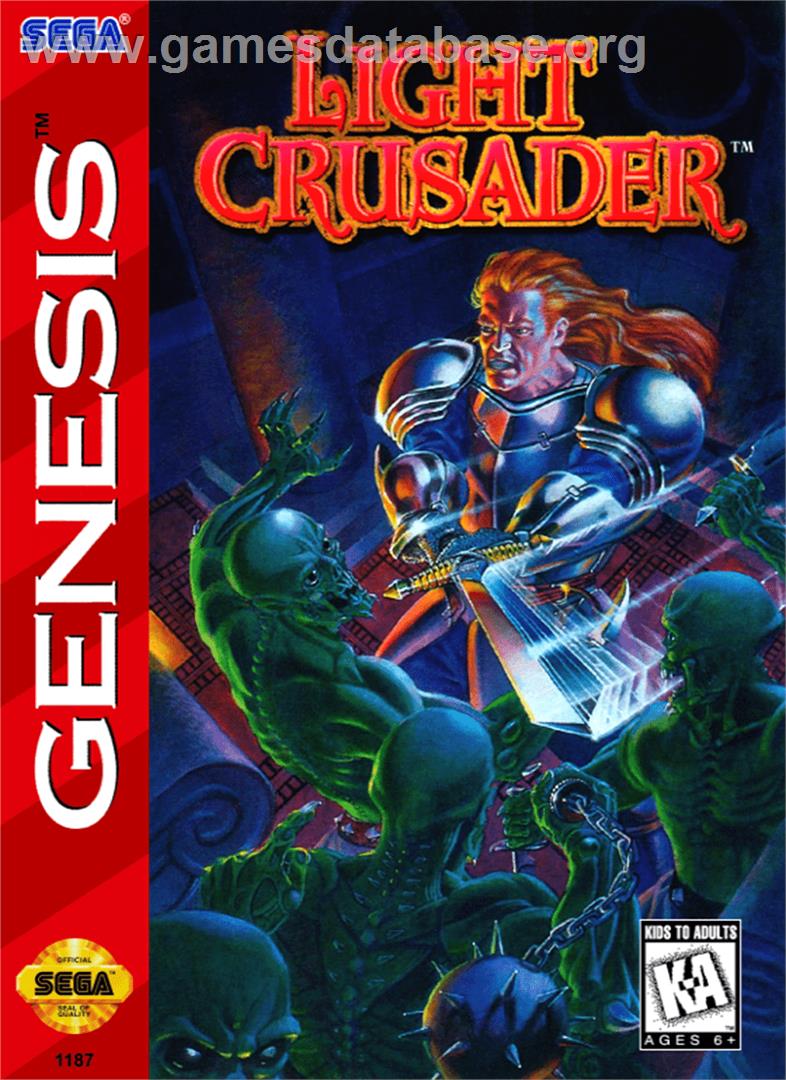 Light Crusader - Sega Genesis - Artwork - Box