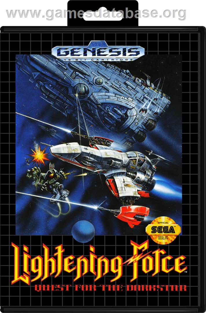 Lightning Force: Quest for the Darkstar - Sega Genesis - Artwork - Box