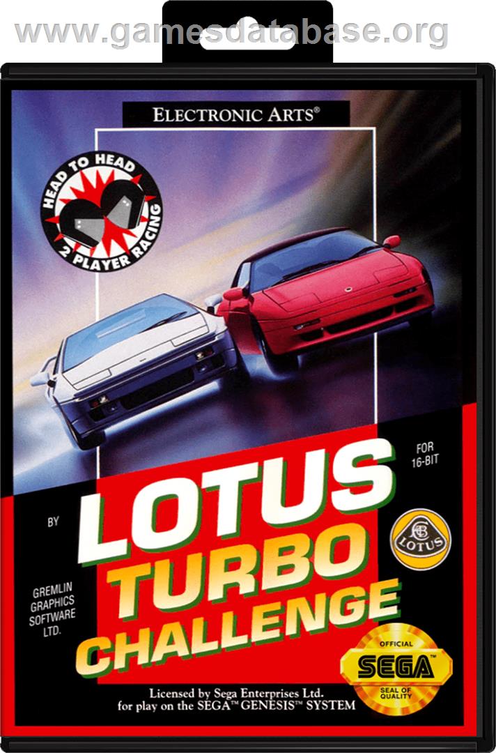 Lotus Turbo Challenge - Sega Genesis - Artwork - Box