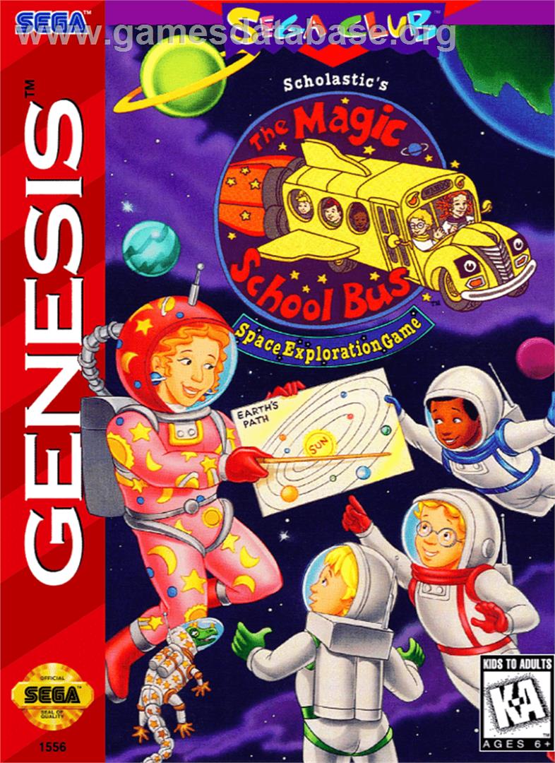 Magic School Bus, The - Sega Genesis - Artwork - Box