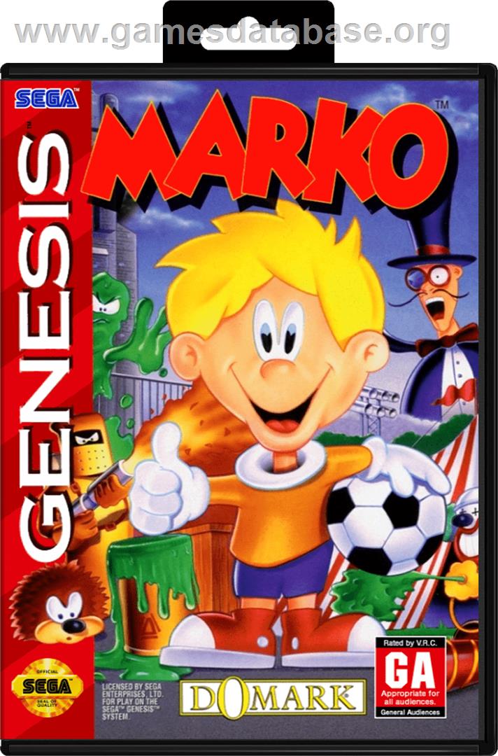 Marko's Magic Football - Sega Genesis - Artwork - Box