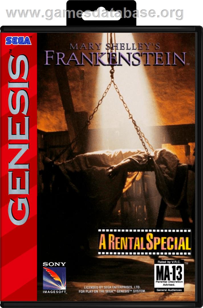 Mary Shelley's Frankenstein - Sega Genesis - Artwork - Box