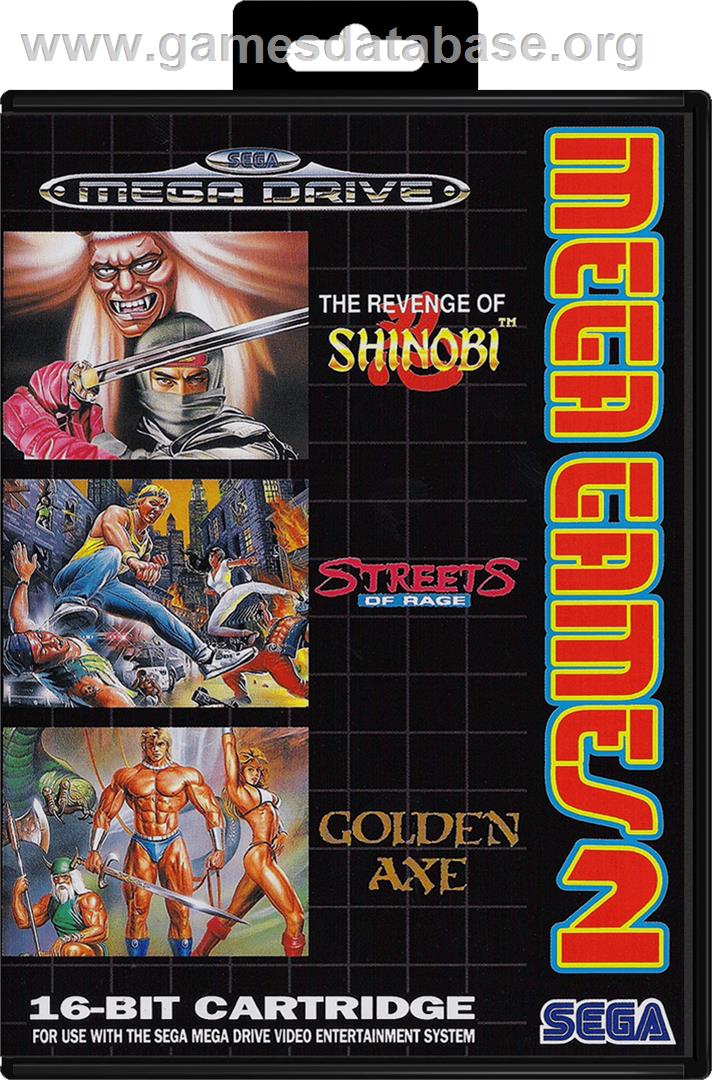 Mega Games 2 - Sega Genesis - Artwork - Box