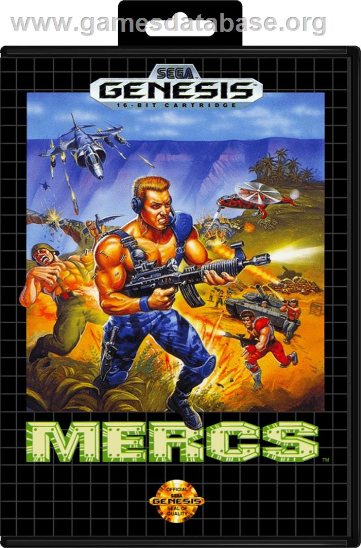 Mercs - Sega Genesis - Artwork - Box
