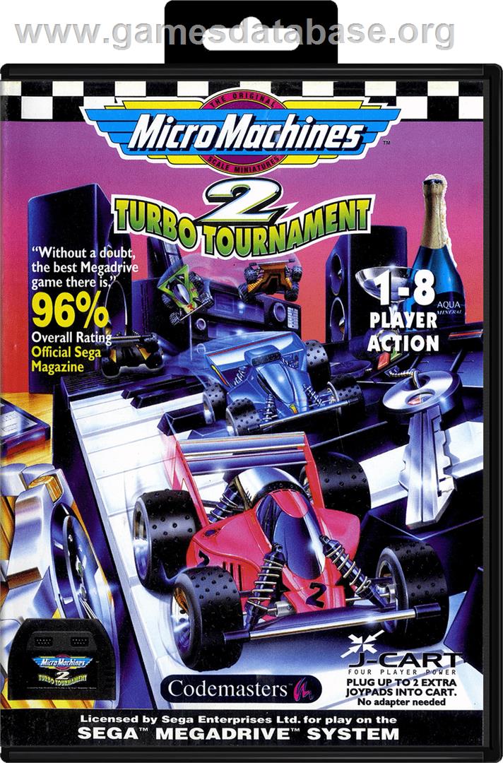 Micro Machines 2: Turbo Tournament - Sega Genesis - Artwork - Box