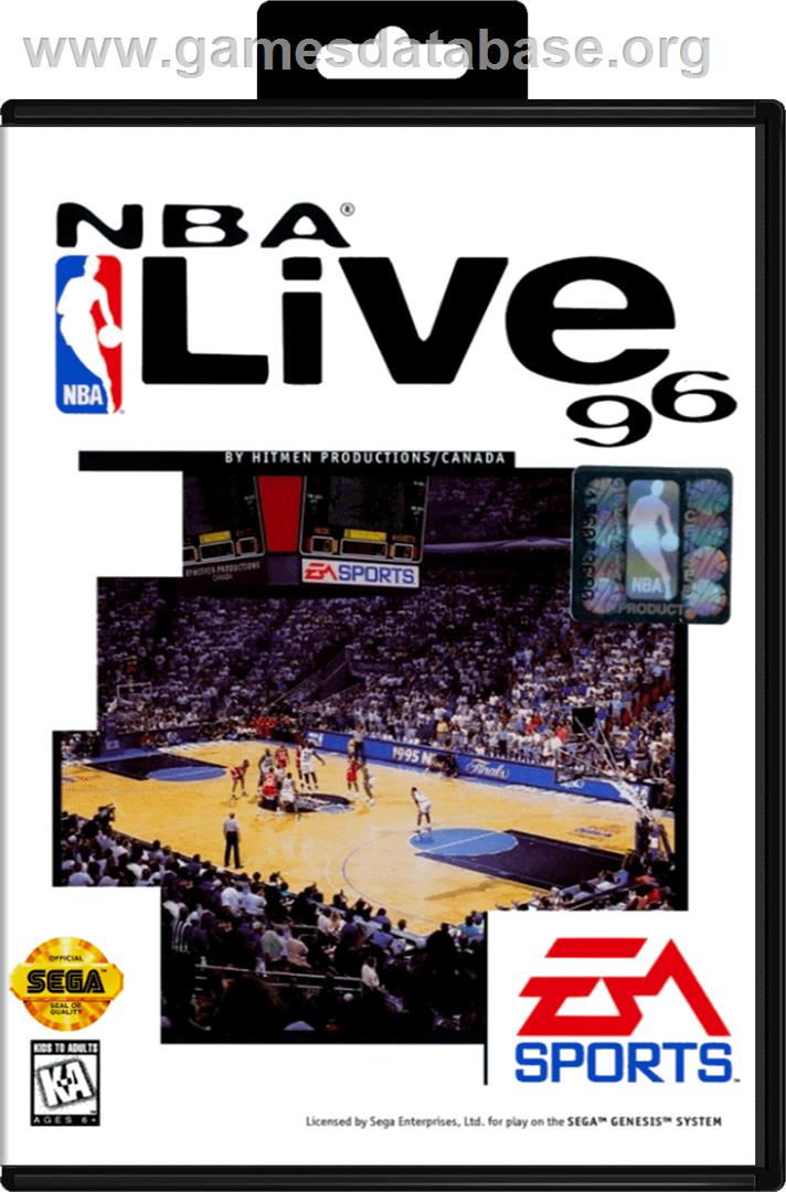 NBA Live '96 - Sega Genesis - Artwork - Box