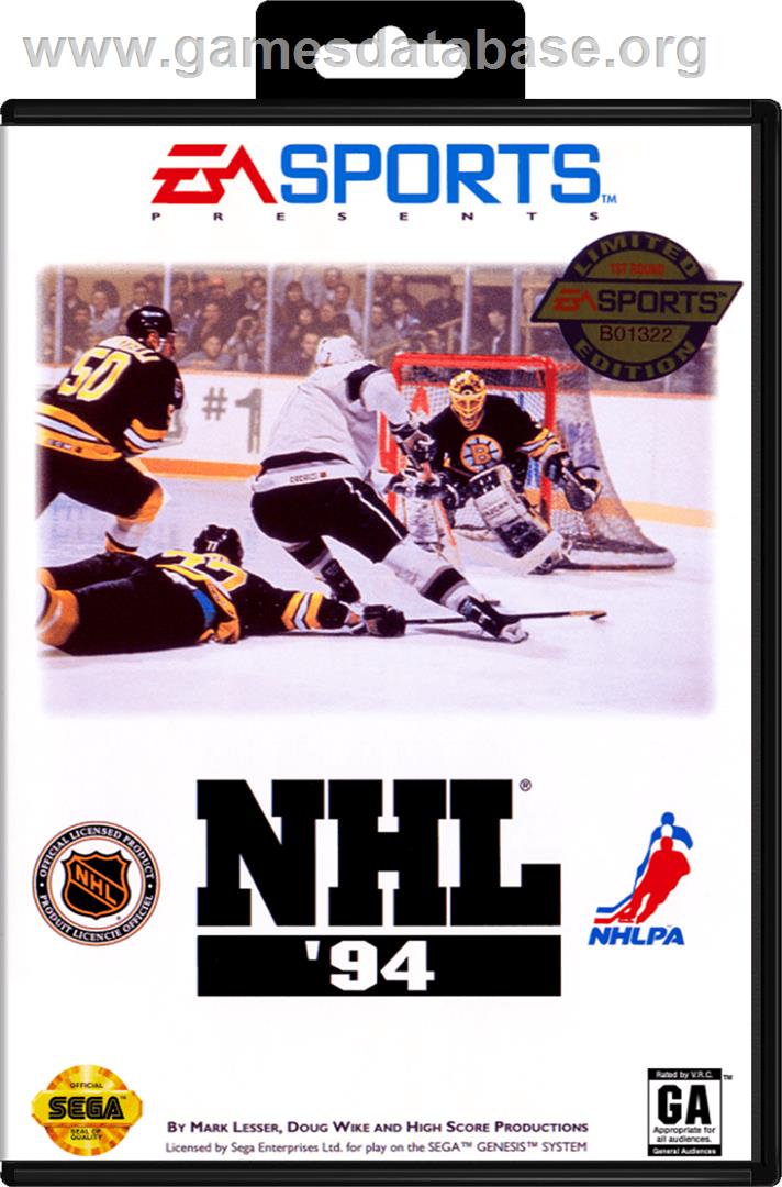 NHL '94 - Sega Genesis - Artwork - Box
