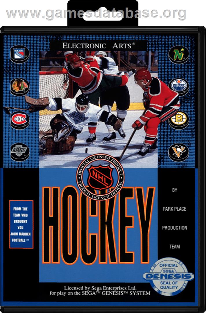NHL Hockey - Sega Genesis - Artwork - Box