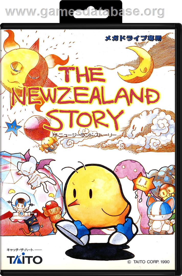 New Zealand Story, The - Sega Genesis - Artwork - Box