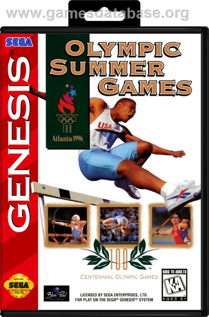 Olympic Summer Games - Sega Genesis - Artwork - Box
