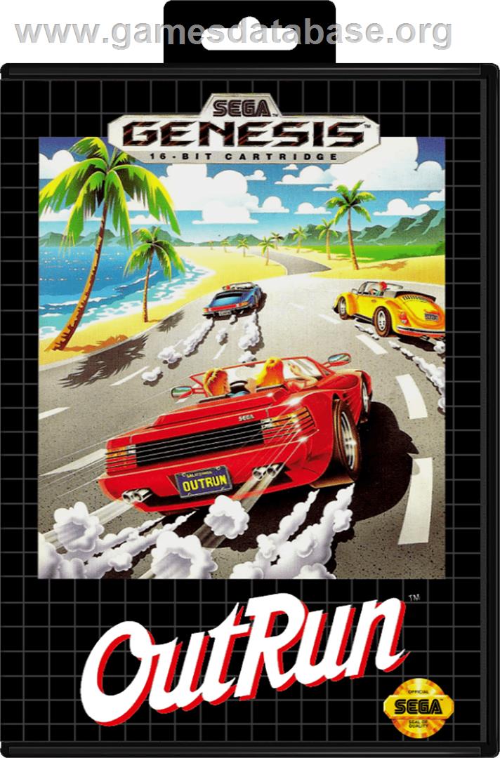 Out Run - Sega Genesis - Artwork - Box