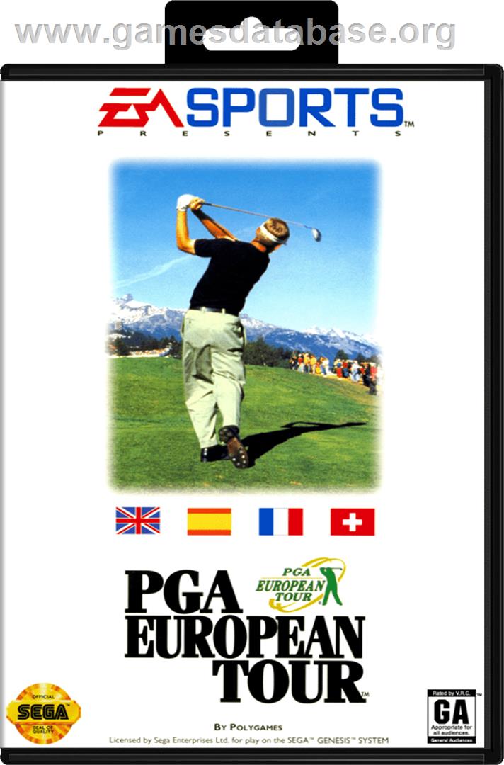 PGA European Tour - Sega Genesis - Artwork - Box
