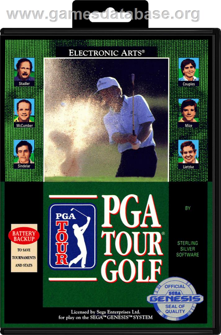 PGA Tour Golf - Sega Genesis - Artwork - Box