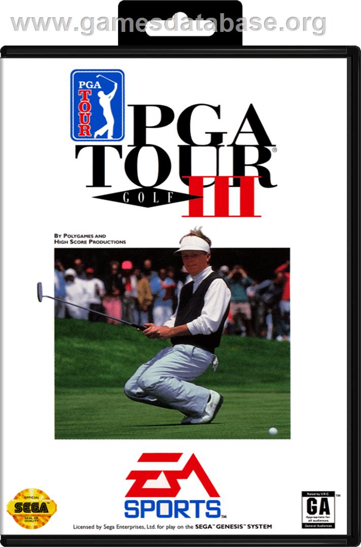 PGA Tour Golf 3 - Sega Genesis - Artwork - Box