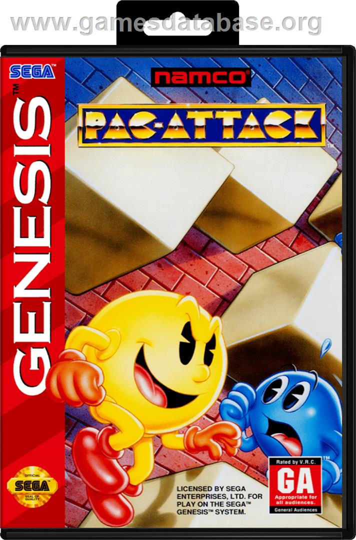Pac-Attack - Sega Genesis - Artwork - Box