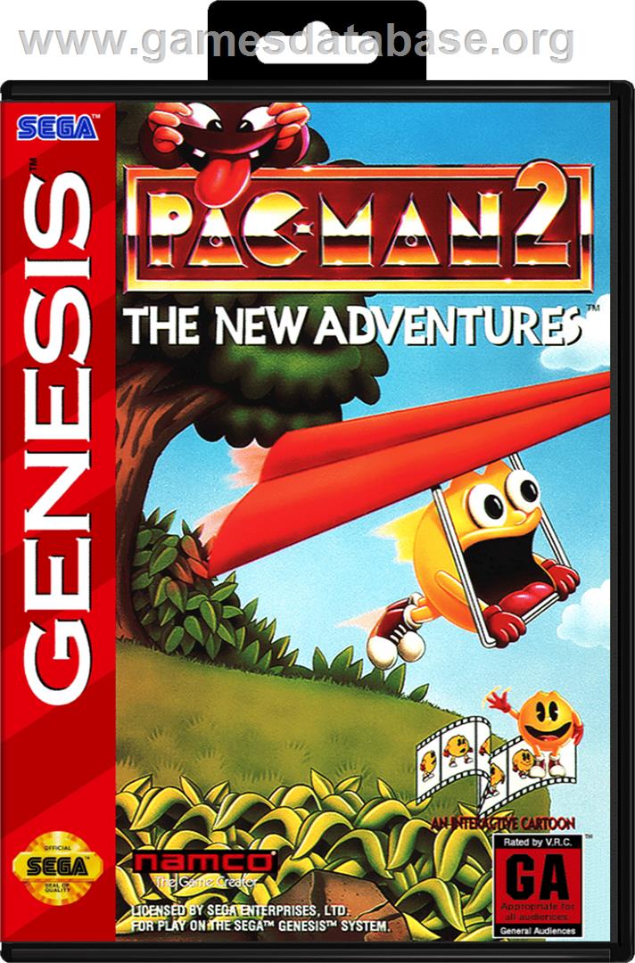 Pac-Man 2: The New Adventures - Sega Genesis - Artwork - Box