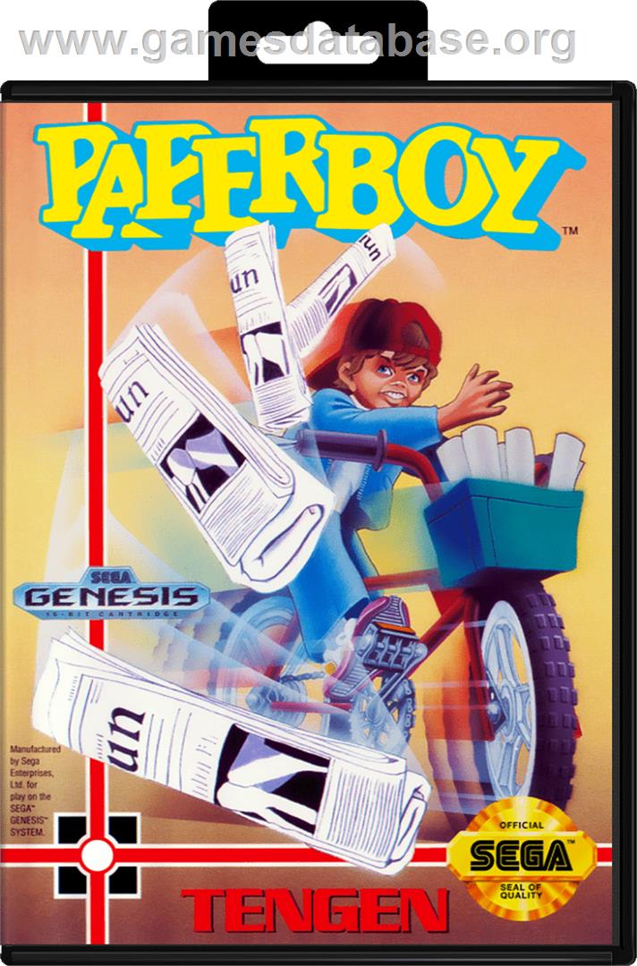 Paperboy - Sega Genesis - Artwork - Box