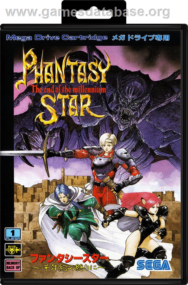 Phantasy Star: The End of the Millenium - Sega Genesis - Artwork - Box