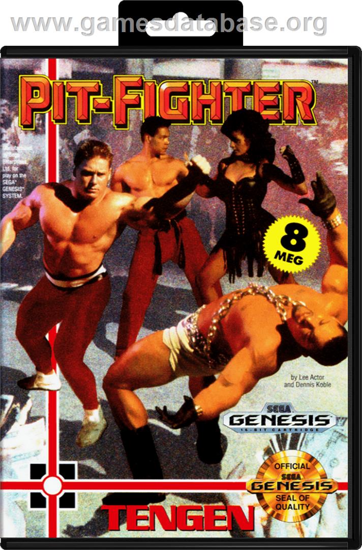 Pit Fighter - Sega Genesis - Artwork - Box