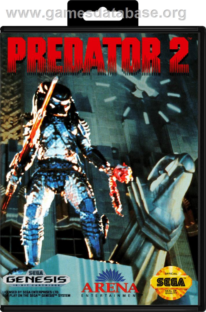 Predator 2 - Sega Genesis - Artwork - Box