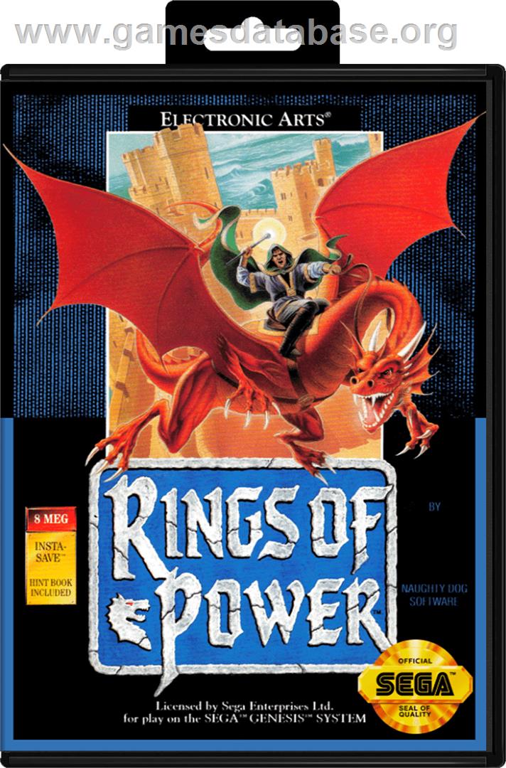 Rings of Power - Sega Genesis - Artwork - Box