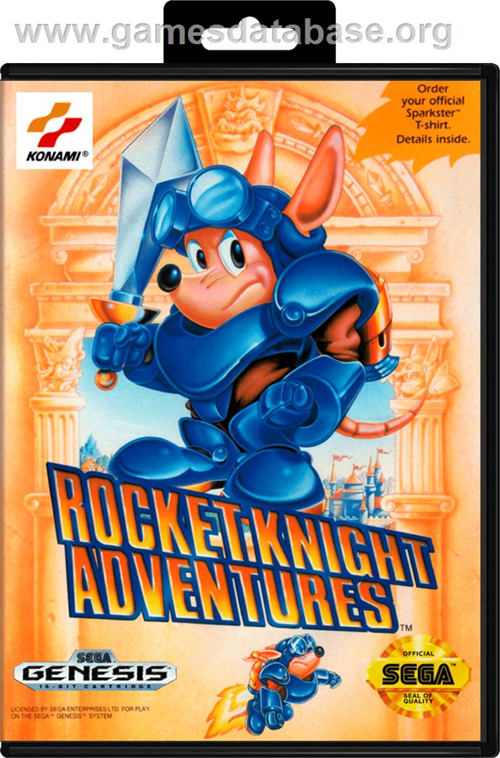 Rocket Knight Adventures - Sega Genesis - Artwork - Box