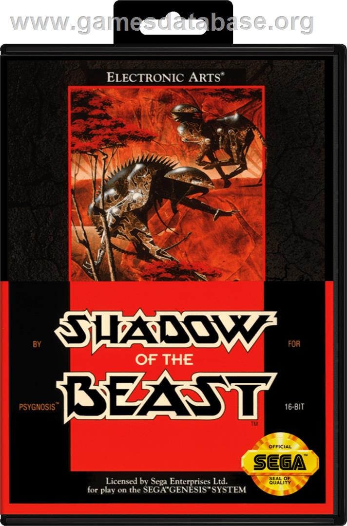 Shadow of the Beast - Sega Genesis - Artwork - Box