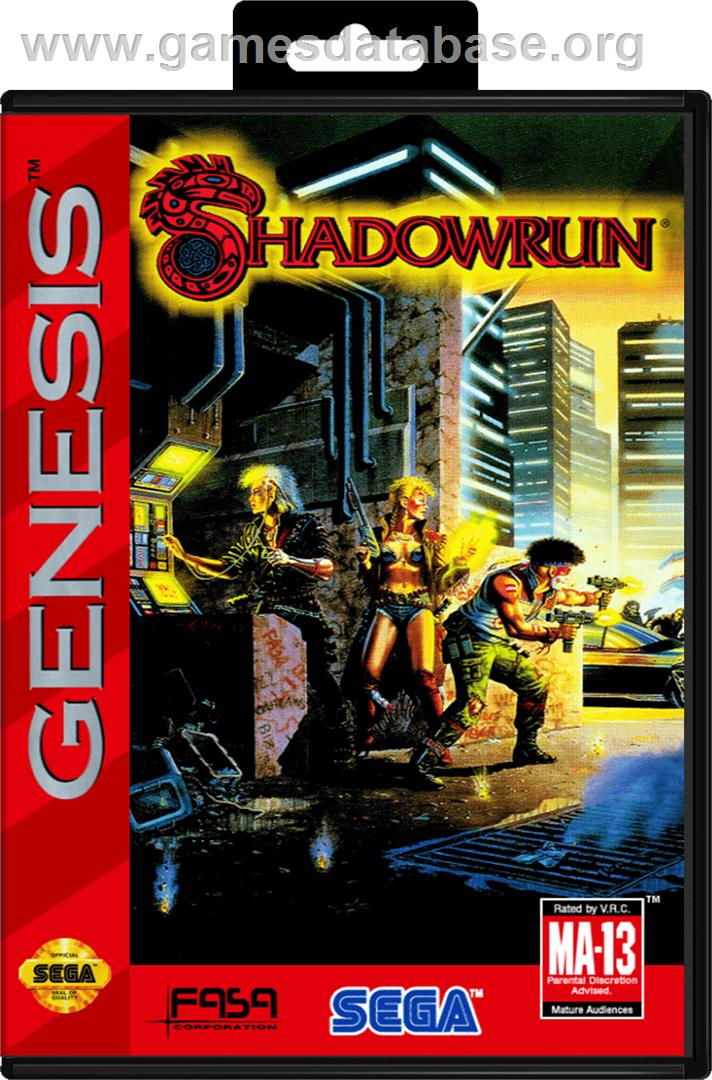 Shadowrun - Sega Genesis - Artwork - Box