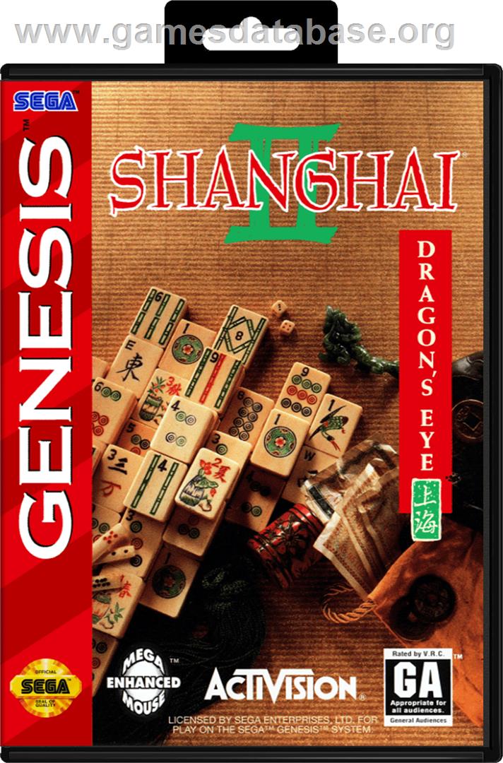 Shanghai II - Sega Genesis - Artwork - Box