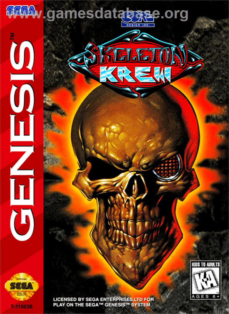 Skeleton Krew - Sega Genesis - Artwork - Box