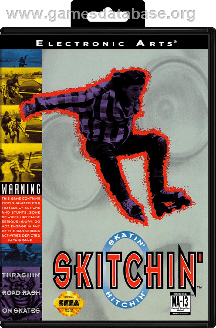 Skitchin' - Sega Genesis - Artwork - Box
