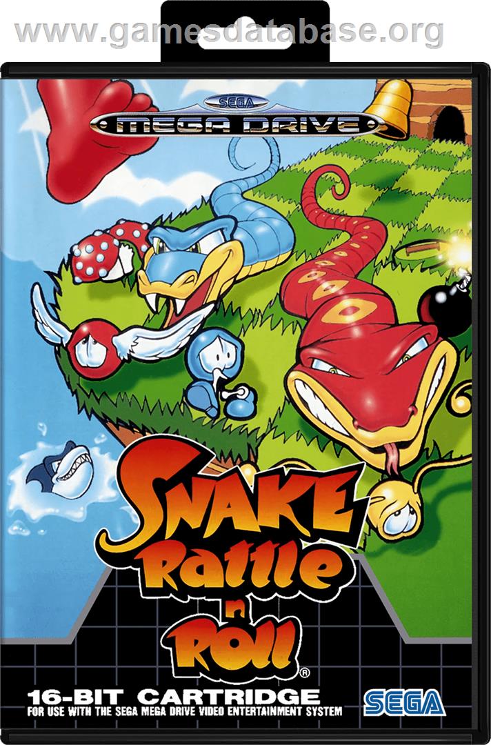 Snake Rattle 'n Roll - Sega Genesis - Artwork - Box
