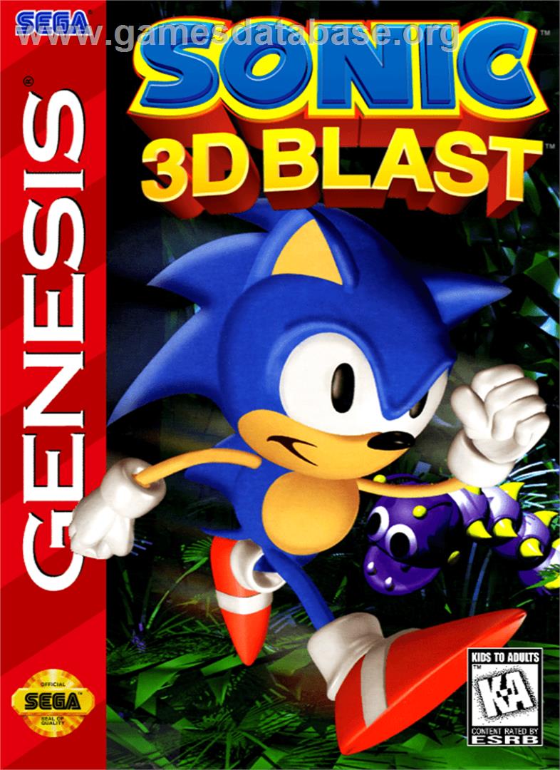 Sonic 3D Blast - Sega Genesis - Artwork - Box