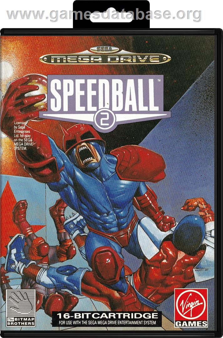Speedball 2: Brutal Deluxe - Sega Genesis - Artwork - Box