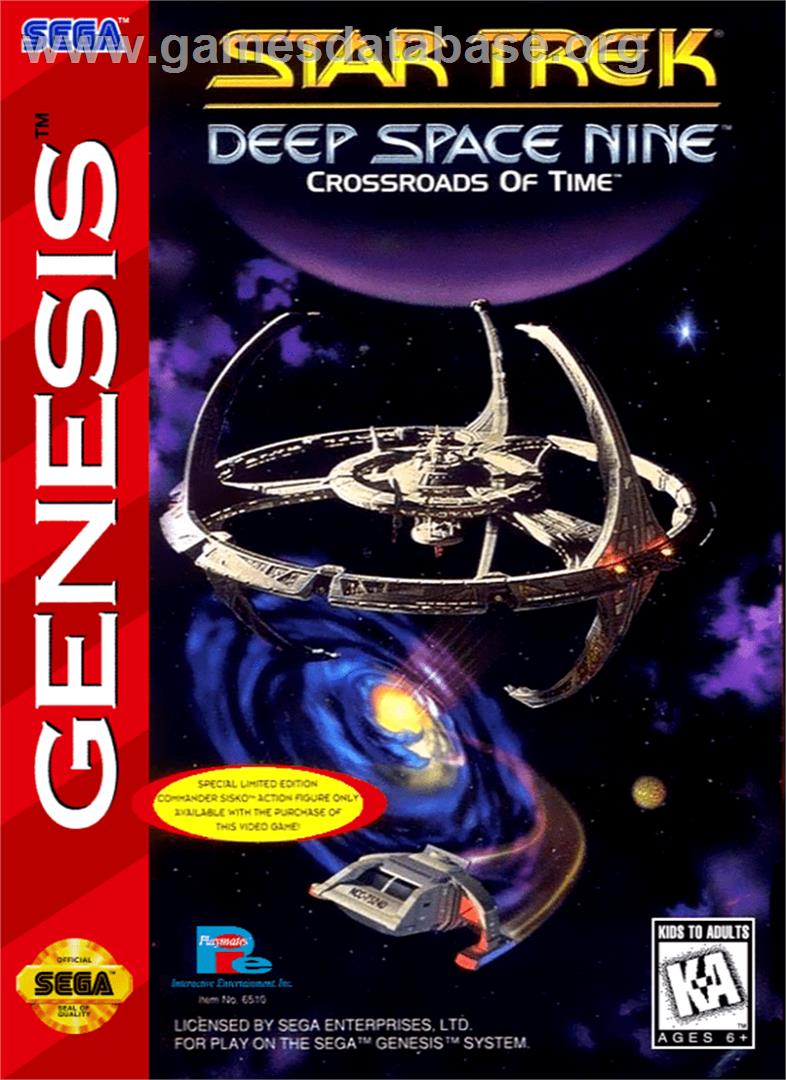Star Trek Deep Space Nine - Crossroads of Time - Sega Genesis - Artwork - Box