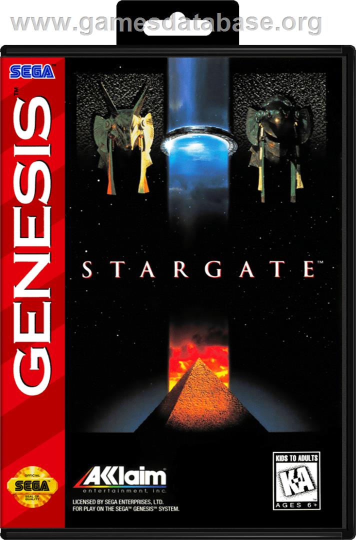 Stargate - Sega Genesis - Artwork - Box