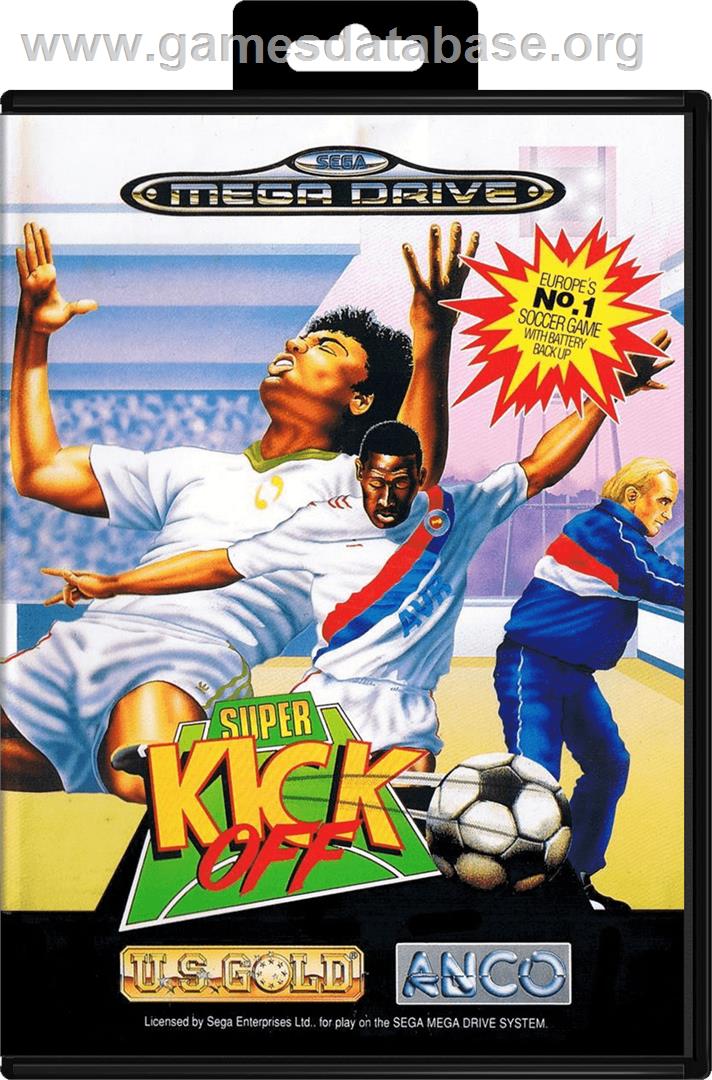 Super Kick Off - Sega Genesis - Artwork - Box