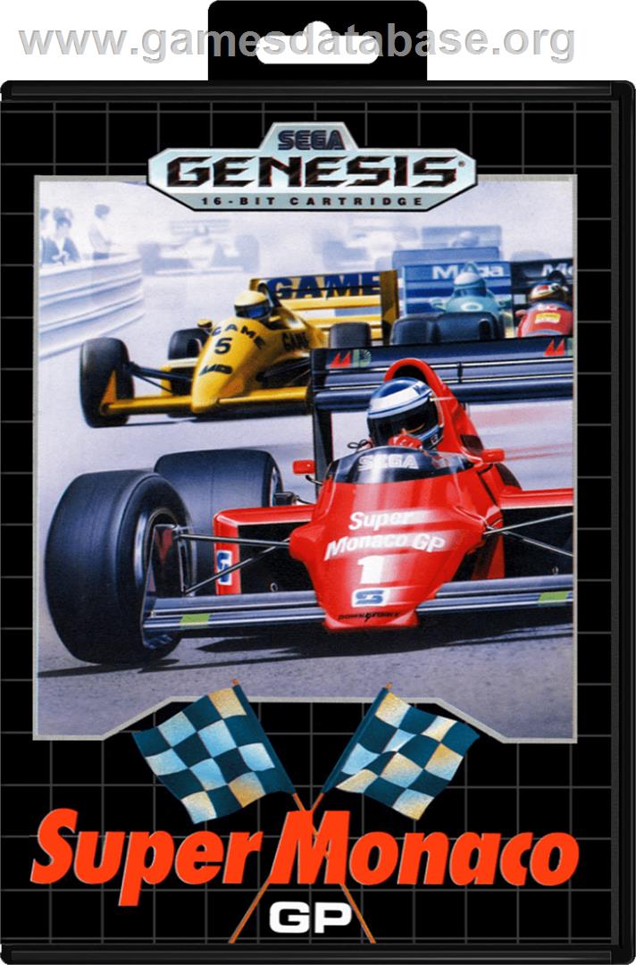 Super Monaco GP - Sega Genesis - Artwork - Box
