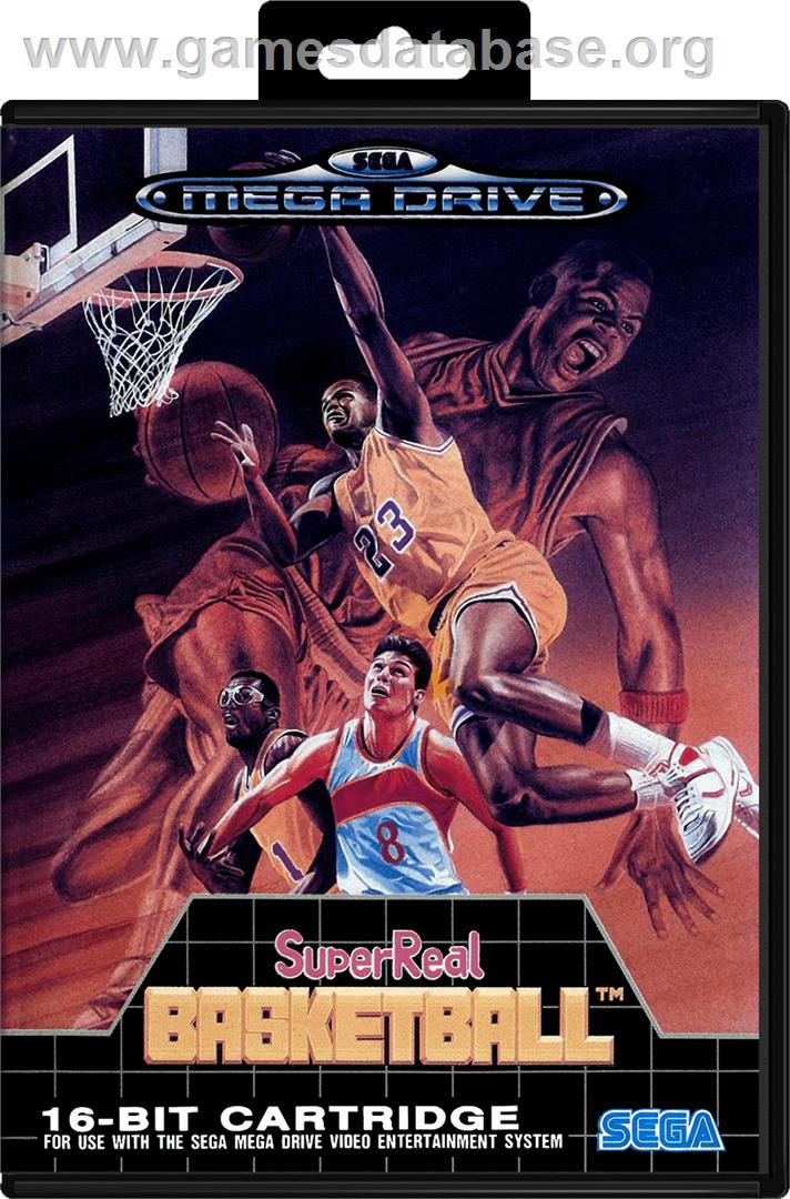 Super Real Basketball - Sega Genesis - Artwork - Box